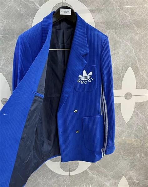 gucci adidas blue suit|adidas x gucci official website.